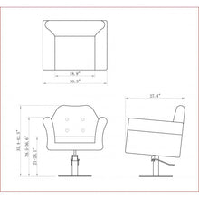 Dream In Reality DIR Aro Styling Chair Styling Chair - ChairsThatGive