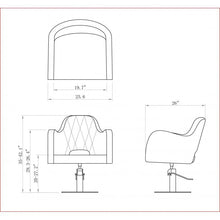 Dream In Reality DIR Arend Styling Chair Styling Chair - ChairsThatGive