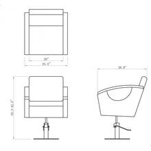 Dream In Reality DIR Bello Styling Chair Styling Chair - ChairsThatGive