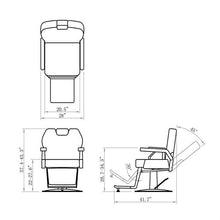 Dream In Reality DIR Fascino Barber Chair Barber Chairs - ChairsThatGive