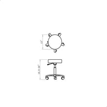 Dream In Reality DIR Baby Panda Salon Stool Salon Stools - ChairsThatGive