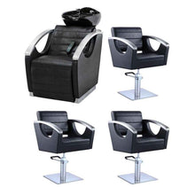 Dream In Reality DIR Bella II Backwash Unit + 3x Bello Styling Chairs Salon Package Hair Salon Package - ChairsThatGive